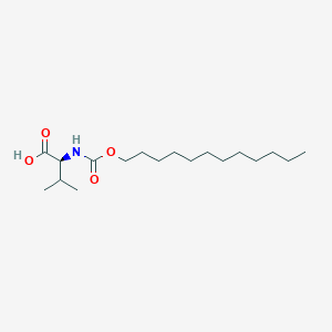 molecular formula C18H35NO4 B137765 N-Dodecoxycarbonylvaline CAS No. 158961-81-0