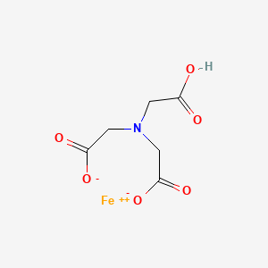 molecular formula C6H7FeNO6 B13776646 Iron(2+) nta CAS No. 68391-67-3