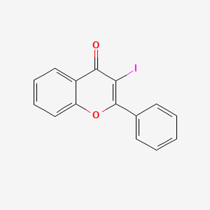 molecular formula C15H9IO2 B13776769 3-Iodo-2-phenyl-chromen-4-one CAS No. 98153-12-9