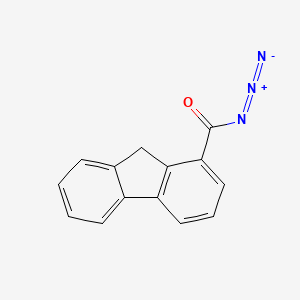 molecular formula C14H9N3O B13776774 Fluorene-1-carbonyl azide CAS No. 88909-93-7