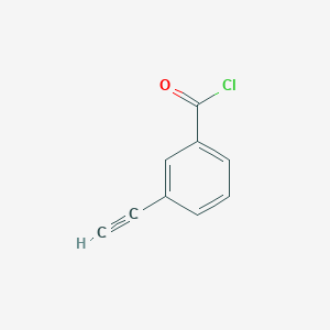 molecular formula C9H5ClO B137768 3-Ethynylbenzoyl chloride CAS No. 143587-37-5