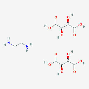 molecular formula C10H20N2O12 B13776834 Ethylenediamine DI-L-(+)-tartrate 