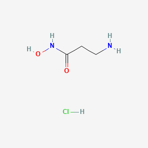 molecular formula C3H9ClN2O2 B1377684 3-Amino-N-hydroxypropanamide hydrochloride CAS No. 88872-31-5