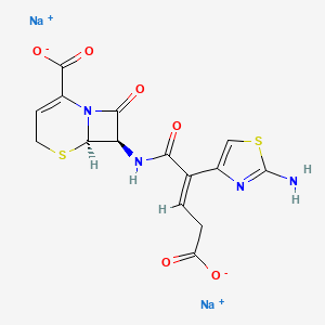 molecular formula C15H12N4Na2O6S2 B13776865 7432-S-trans sodium salt CAS No. 97518-16-6