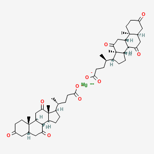 molecular formula C48H66MgO10 B13776888 Magnesium dehydrocholate CAS No. 7786-84-7