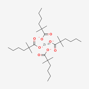 molecular formula C32H60O8Zr B13776983 Zirconium tetra(dimethylhexanoate) CAS No. 94086-48-3