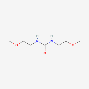molecular formula C7H16N2O3 B13777071 Urea, N,N'-bis(2-methoxyethyl)- CAS No. 6849-92-9