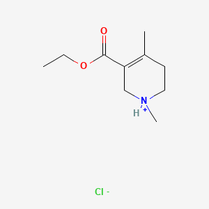 molecular formula C10H18ClNO2 B13777171 Ethyl 1,4-dimethyl-1,2,5,6-tetrahydronicotinate hydrochloride CAS No. 93101-56-5