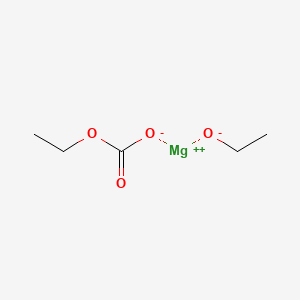 molecular formula C5H10MgO4 B13777180 Ethoxy(ethyl carbonato-O')magnesium CAS No. 66240-41-3