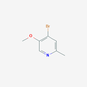 molecular formula C7H8BrNO B1377719 4-Bromo-5-methoxy-2-methylpyridine CAS No. 1256804-48-4