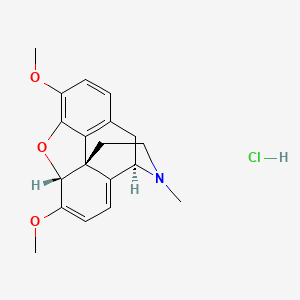 molecular formula C19H22ClNO3 B13777266 Thebaine hydrochloride CAS No. 850-57-7