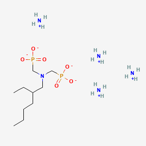 molecular formula C10H37N5O6P2 B13777291 Tetraammonium [[(2-ethylhexyl)imino]bis(methylene)]bisphosphonate CAS No. 94113-31-2