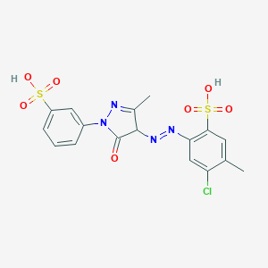 molecular formula C17H13CaClN4O7S2 B137773 Pigment Yellow 191 CAS No. 129423-54-7
