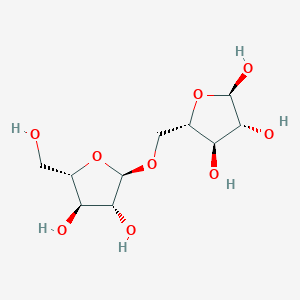 molecular formula C10H18O9 B1377731 5-O-α-L-阿拉伯呋喃糖基-L-阿拉伯糖 CAS No. 78088-21-8