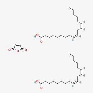 molecular formula C40H66O7 B13777338 furan-2,5-dione;(9Z,12Z)-octadeca-9,12-dienoic acid CAS No. 68155-81-7