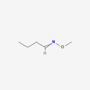 molecular formula C5H11NO B13777430 Butyraldehyde O-methyl oxime 