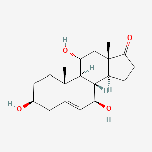 molecular formula C19H28O4 B13777519 (3beta)-3,7,11-Trihydroxyandrost-5-en-17-one CAS No. 537718-07-3
