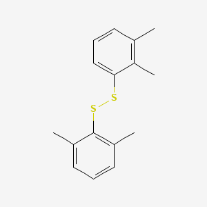molecular formula C16H18S2 B13777588 Disulfide, 2,3-dimethylphenyl 2,6-dimethylphenyl CAS No. 65087-15-2