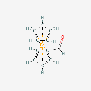 molecular formula C11H10FeO-6 B13777602 Ferrocene carboxyaldehyde 