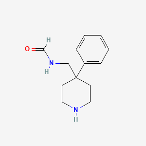 molecular formula C13H18N2O B13777626 N-(4-Phenyl-4-piperidylmethyl)formamide CAS No. 83833-31-2