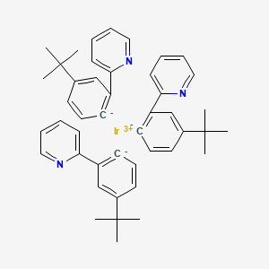 molecular formula C45H48IrN3 B13777768 fac-Ir(3-tBu-ppy)3 