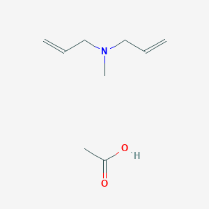 molecular formula C9H17NO2 B13777783 2-Propen-1-amine, N-methyl-N-2-propenyl-, acetate CAS No. 68240-12-0