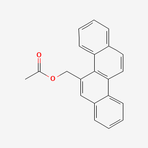 molecular formula C21H16O2 B13777838 5-(Acetoxymethyl)chrysene CAS No. 71431-96-4