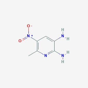 molecular formula C6H8N4O2 B1377785 6-Methyl-5-nitropyridine-2,3-diamine CAS No. 1421494-27-0