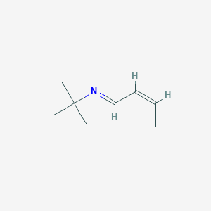 molecular formula C8H15N B13777864 (Z)-N-tert-butylbut-2-en-1-imine CAS No. 6943-47-1