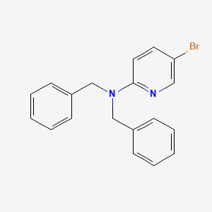 molecular formula C19H17BrN2 B13777880 5-Bromo-2-(dibenzylamino)pyridine 