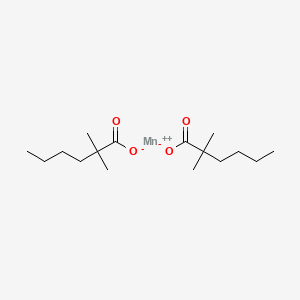 molecular formula C16H30MnO4 B13777898 Manganese bis(dimethylhexanoate) CAS No. 68398-21-0
