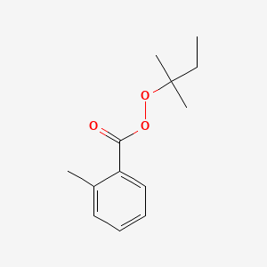 molecular formula C13H18O3 B13777900 tert-Pentyl 2-methylperbenzoate CAS No. 70833-39-5