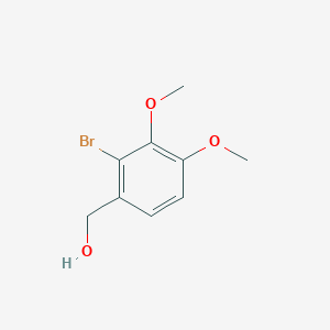 molecular formula C9H11BrO3 B137780 (2-Bromo-3,4-dimethoxyphenyl)methanol CAS No. 72912-38-0