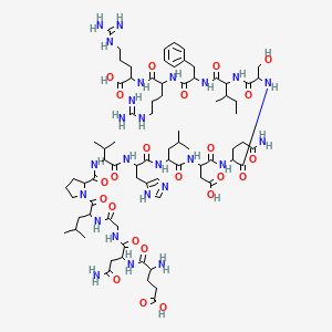 molecular formula C78H125N25O23 B13778026 Angiogenin 