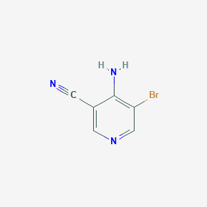molecular formula C6H4BrN3 B1377803 4-Amino-5-bromonicotinonitrile CAS No. 1628557-07-2