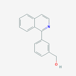 molecular formula C16H13NO B13778091 [3-(Isoquinolin-1-yl)phenyl]methanol CAS No. 728951-55-1