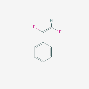 molecular formula C8H6F2 B13778114 (E)-1,2-Difluoroethenylbenzene 