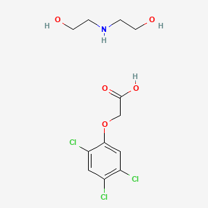 molecular formula C12H16Cl3NO5 B13778246 Bis(2-hydroxyethyl)ammonium 2,4,5-trichlorophenoxyacetate CAS No. 6417-43-2