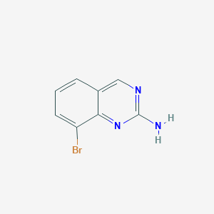molecular formula C8H6BrN3 B1377838 8-Bromoquinazolin-2-amine CAS No. 1780759-87-6