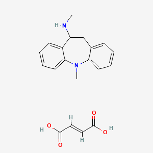 molecular formula C20H22N2O4 B13778428 Metapramine fumarate CAS No. 93841-84-0