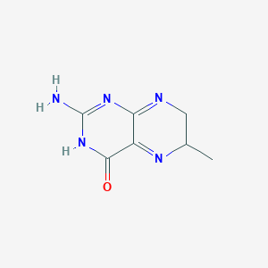 molecular formula C7H9N5O B13778440 6-methyldihydro-(6H)-pterin 