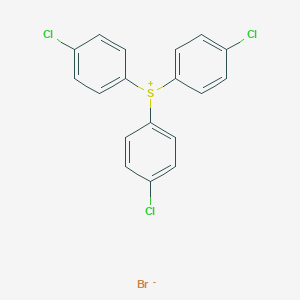 molecular formula C18H12BrCl3S B137785 Tris-(4-chlorophenyl)-sulfonium bromide CAS No. 125428-43-5