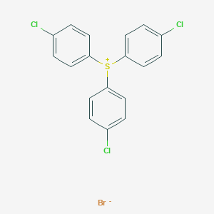 molecular formula C18H12BrCl3S B137785 Tris(4-Chlorophenyl)sulfonium bromide CAS No. 125428-43-5