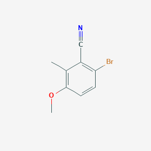 molecular formula C9H8BrNO B1377850 6-Bromo-3-methoxy-2-methylbenzonitrile CAS No. 1420537-63-8
