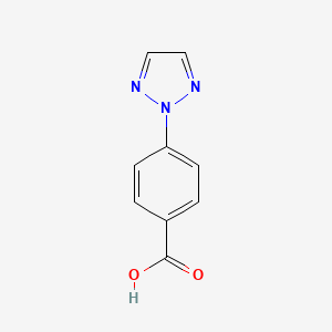 molecular formula C9H7N3O2 B13778602 4-(2H-1,2,3-triazol-2-yl)Benzoic acid 