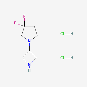 1-(Azetidin-3-YL)-3,3-difluoropyrrolidine dihydrochloride