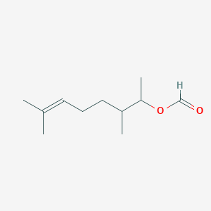 molecular formula C11H20O2 B13778622 3,7-Dimethyloct-6-en-2-yl formate CAS No. 97890-12-5