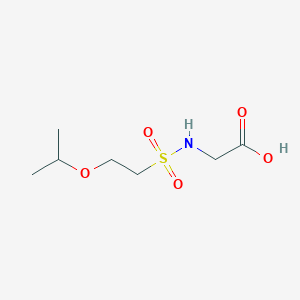 2-[2-(Propan-2-yloxy)ethanesulfonamido]acetic acid