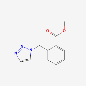 molecular formula C11H11N3O2 B13778682 Methyl 2-(triazol-1-ylmethyl)benzoate 