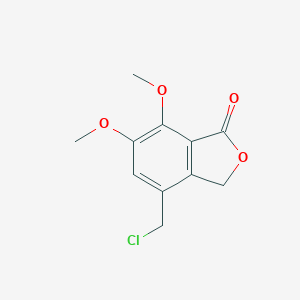 molecular formula C11H11ClO4 B137787 4-(氯甲基)-6,7-二甲氧基-3H-1-异苯并呋喃酮 CAS No. 6518-91-8